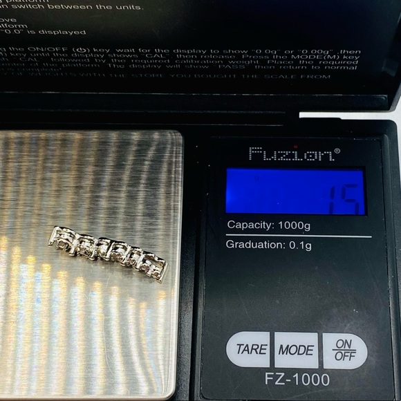 EUC Sterling Silver Journey Diamond Pendant - Picture 15 of 15